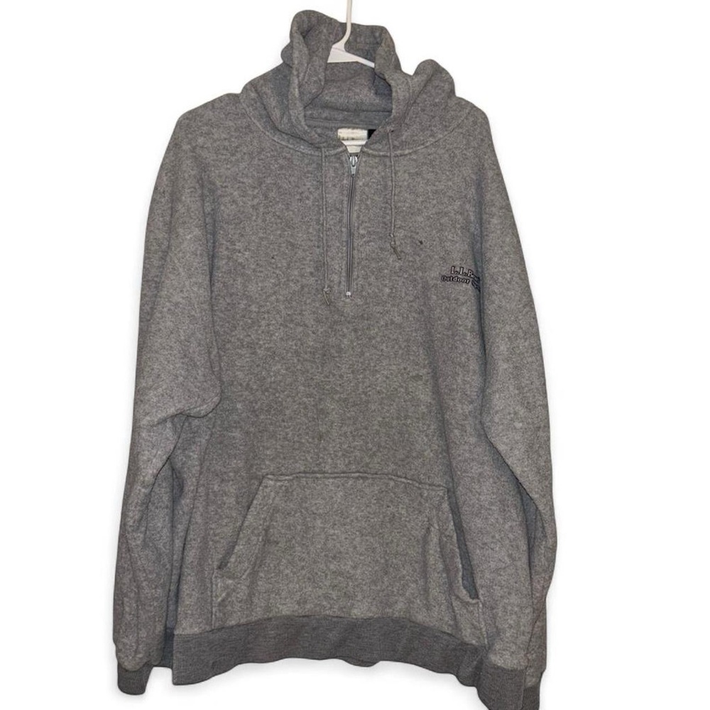 L.L. Bean Men's Gray Zip-Up Sweater
